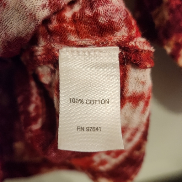 Pure Jill Boho Boxy Top Size S - Picture 2 of 9